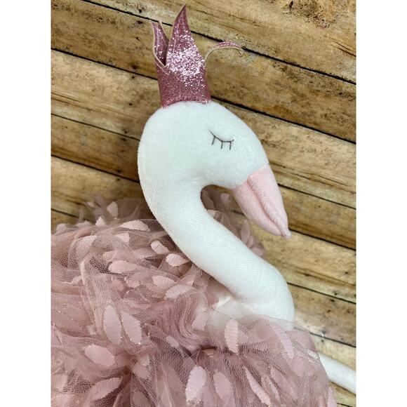 FAO Schwarz Petit Bon Swan Plush Toy Ballerina Tutu 13" - Picture 4 of 10